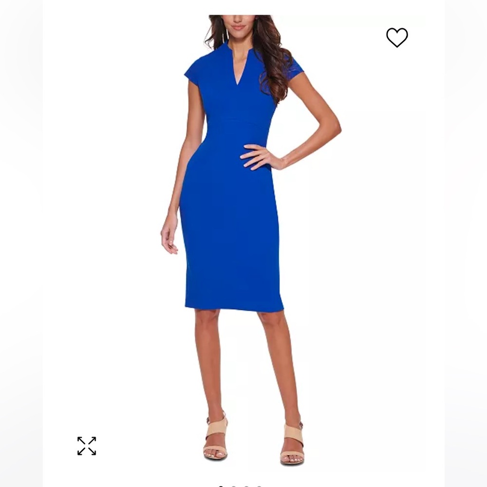 NWT Calvin Klein Dress size 4 BLUE
